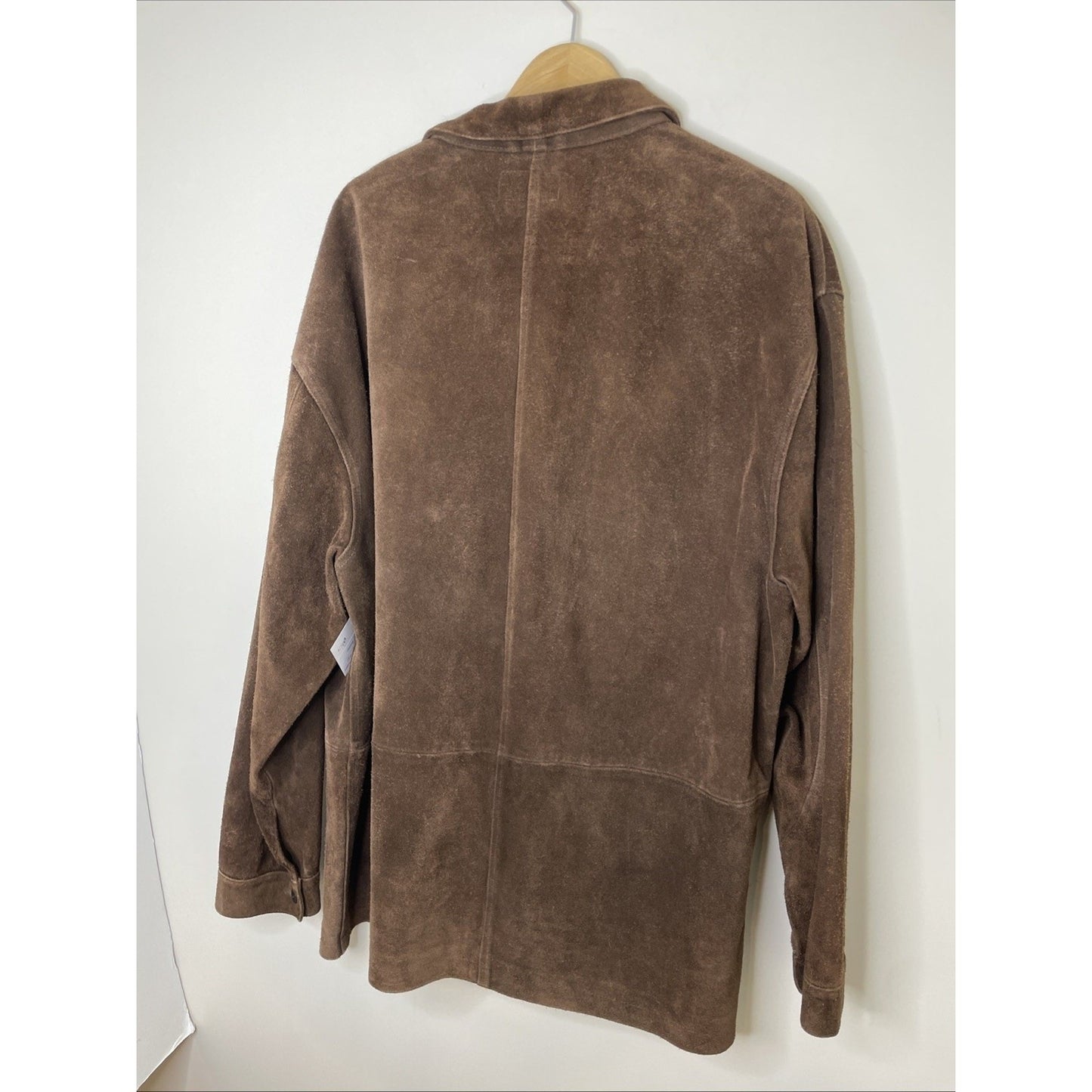 RRL Ralph Lauren Roughout Suede Coat Brown Chore Leather Jacket Men's XXL