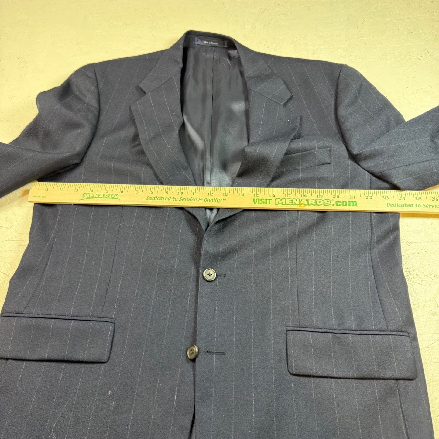 Ralph Lauren Men's 44T Pinstripe Wool Blazer Suit Jacket Navy Blue Canada