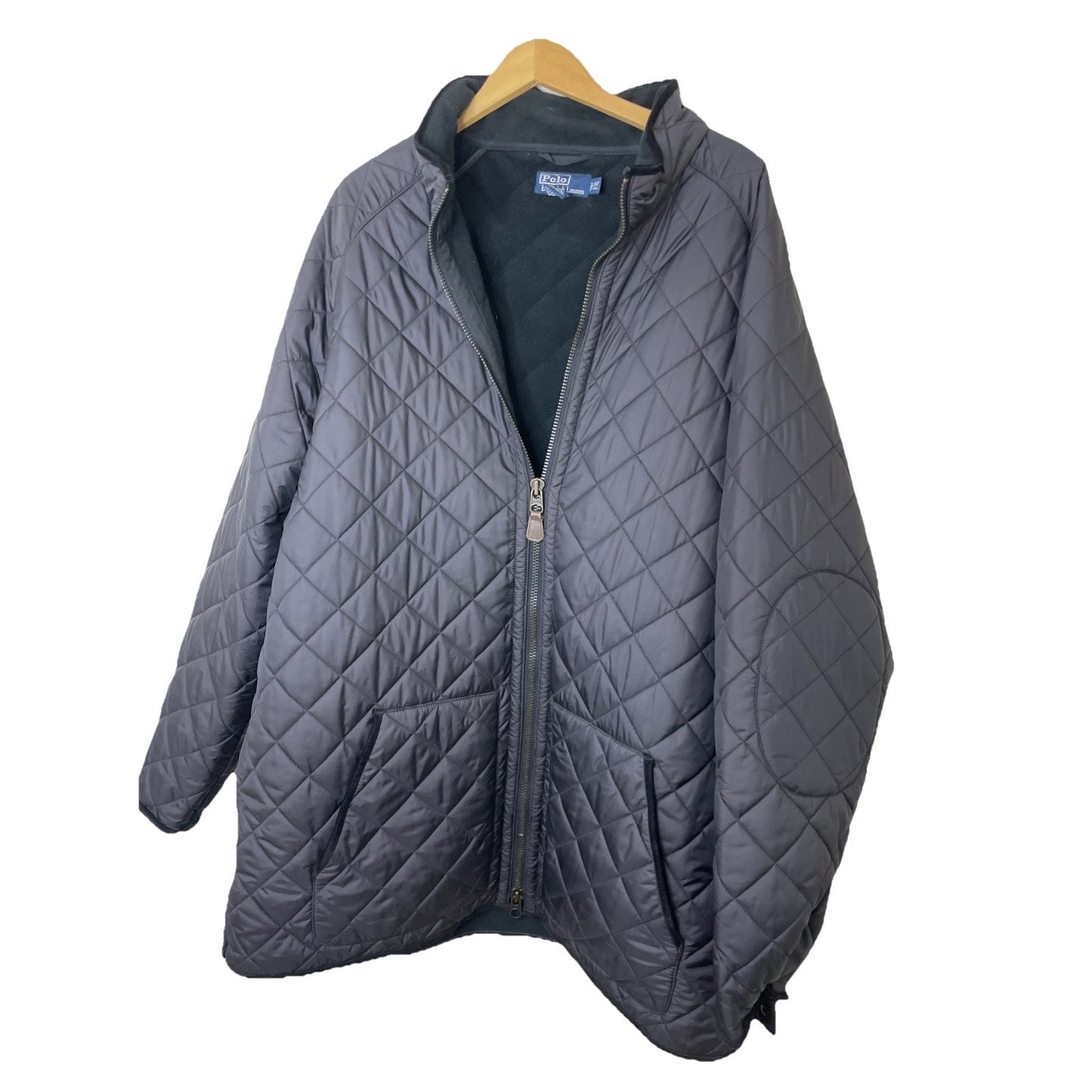 Polo Ralph Lauren Puffer Down Fleece Jacket Full Zip Men’s 2XLT Black