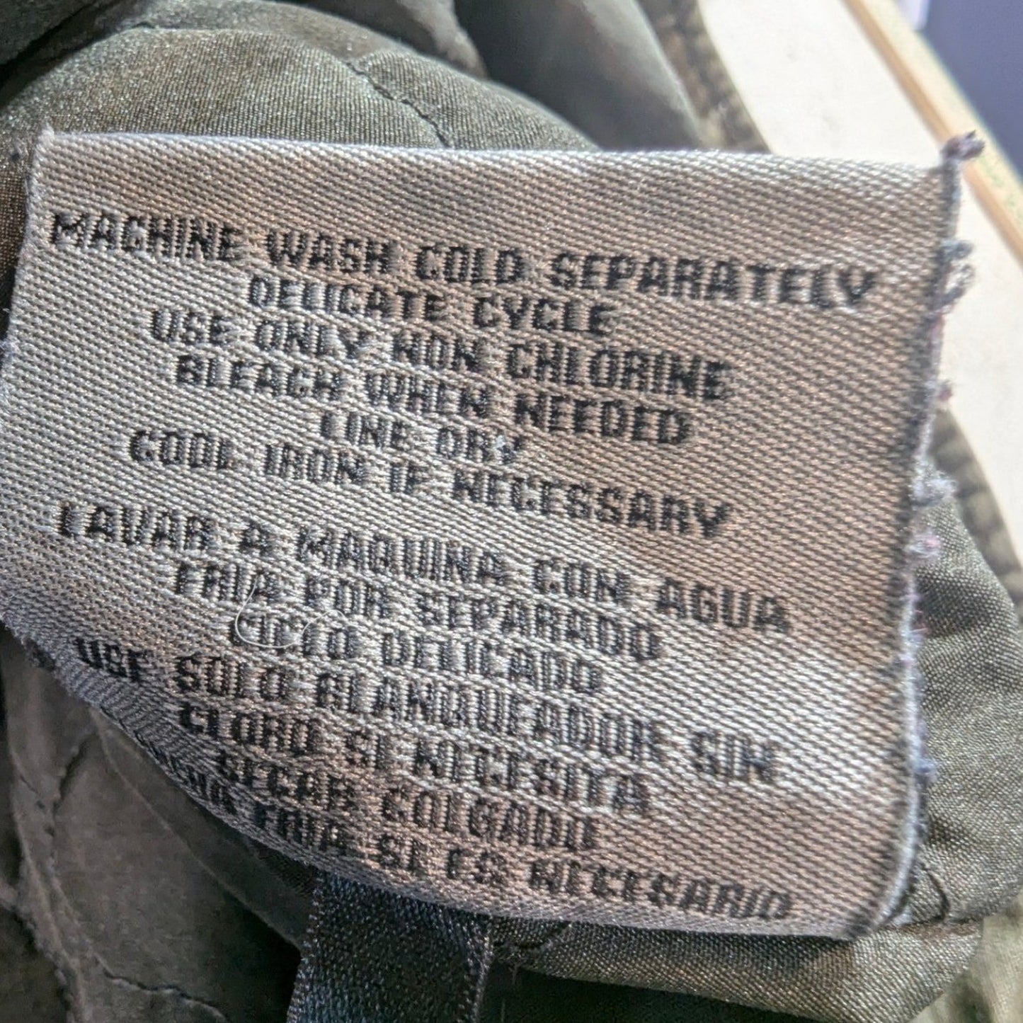 Levi Strauss & Co Utility Jacket – Men's L Olive Green READ