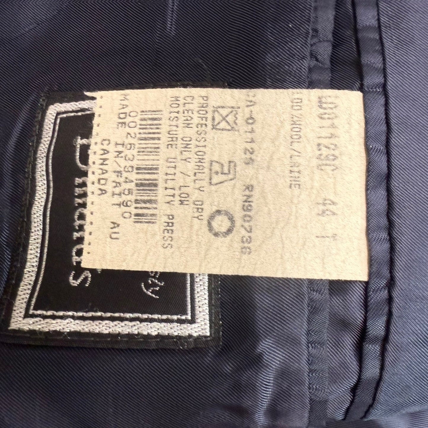 Ralph Lauren Men's 44T Pinstripe Wool Blazer Suit Jacket Navy Blue Canada