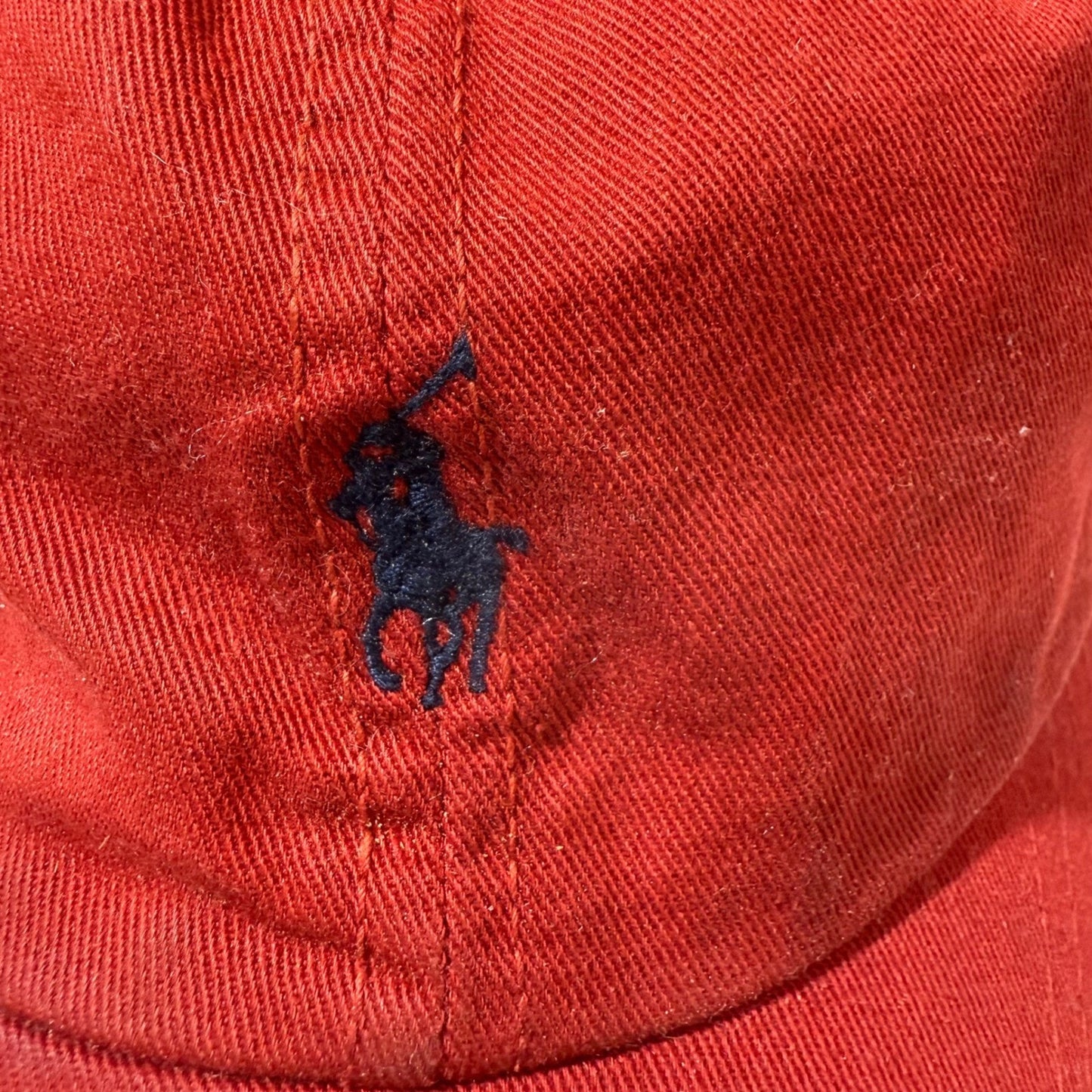 Polo Ralph Lauren Red Cap – Cotton Twill Embroidered Pony Adjustable VTG