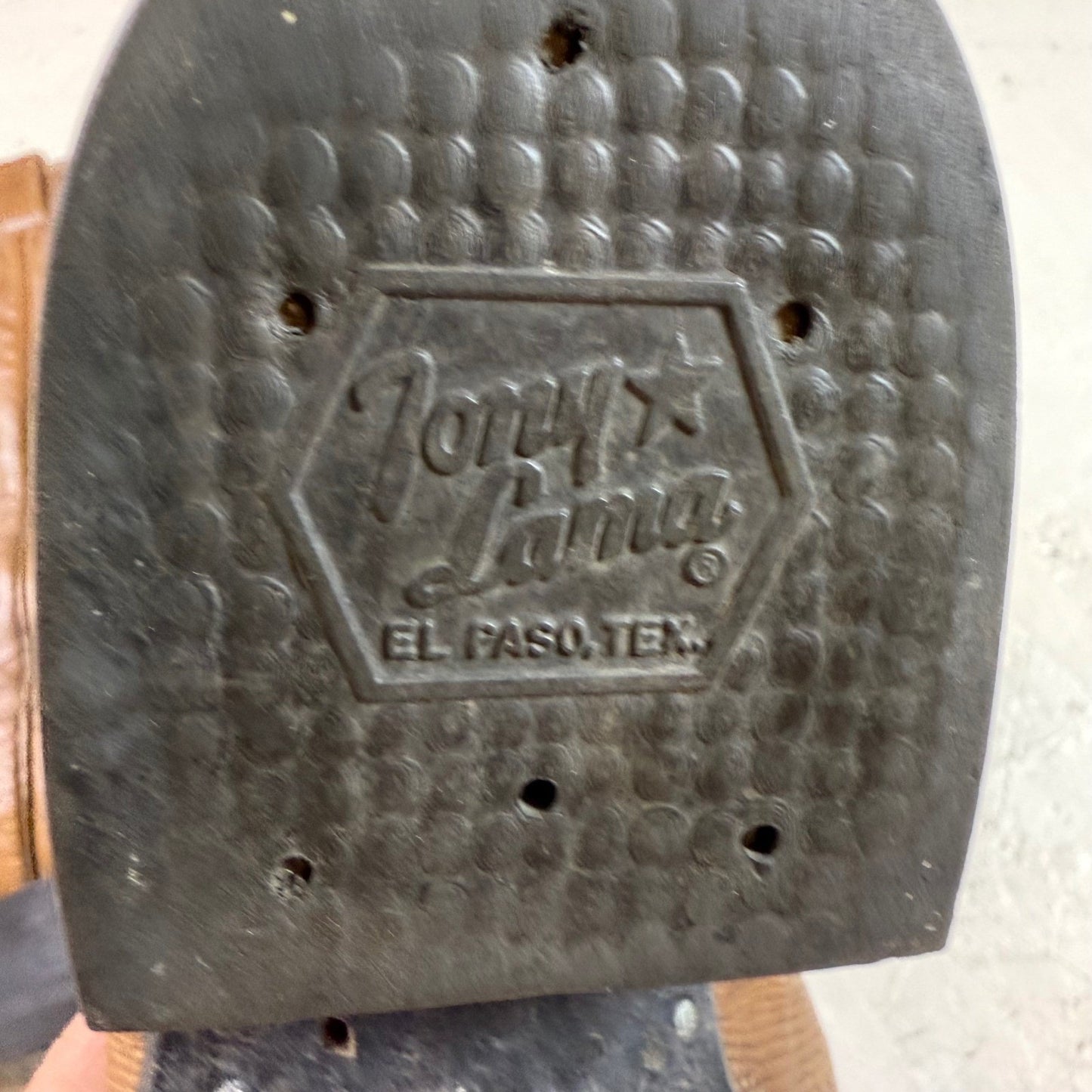 Tony Lama El Paso Exotic Lizard Leather Cowboy Western Boots Mens Size 10 D