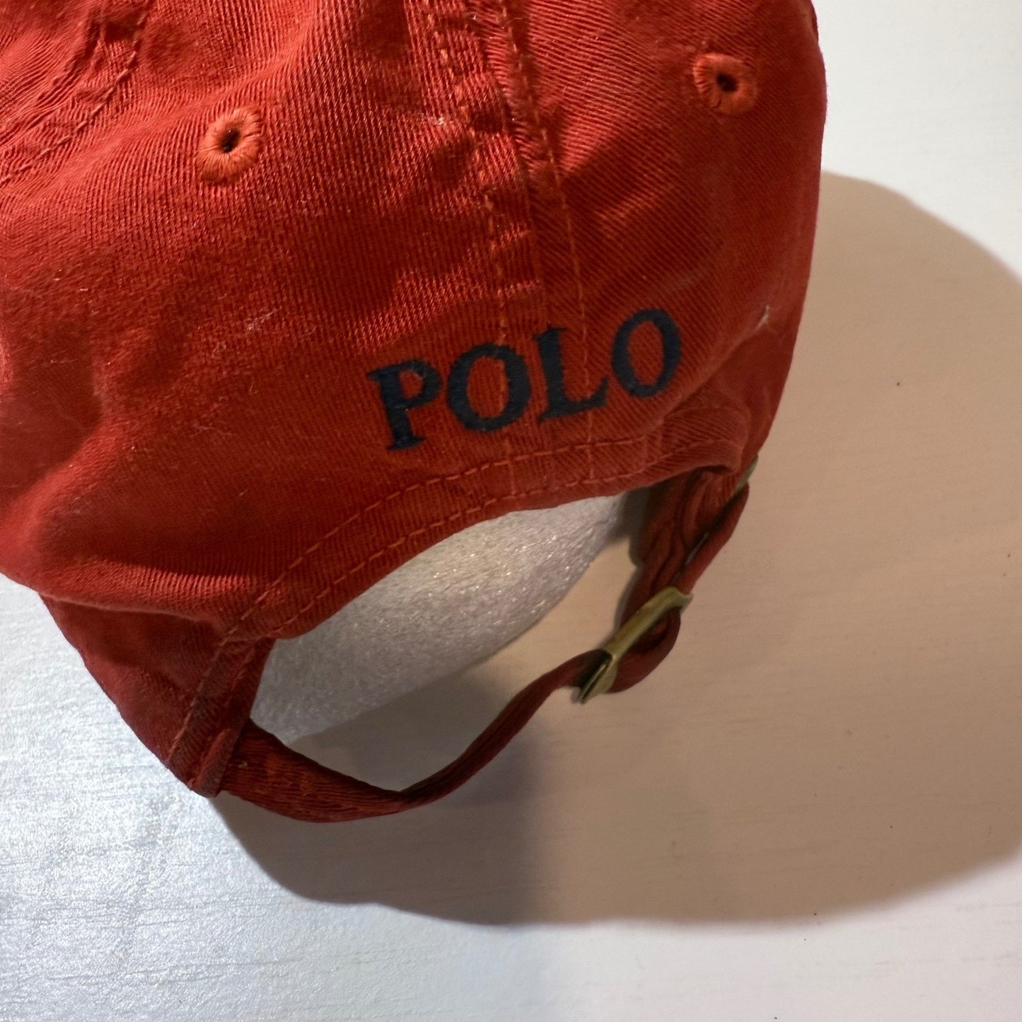 Polo Ralph Lauren Red Cap – Cotton Twill Embroidered Pony Adjustable VTG