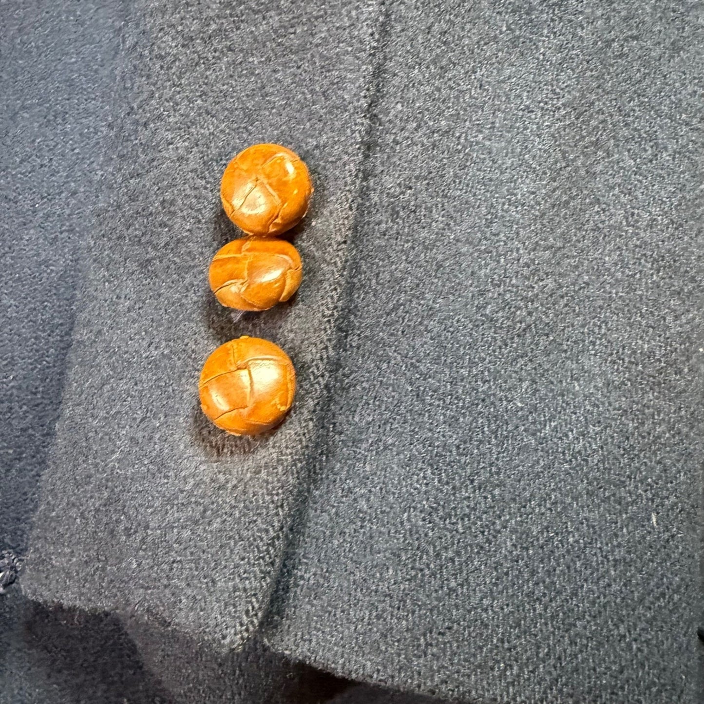 Levi's Menswear Navy Wool Blazer Jacket 42R Button Front Classic Fit