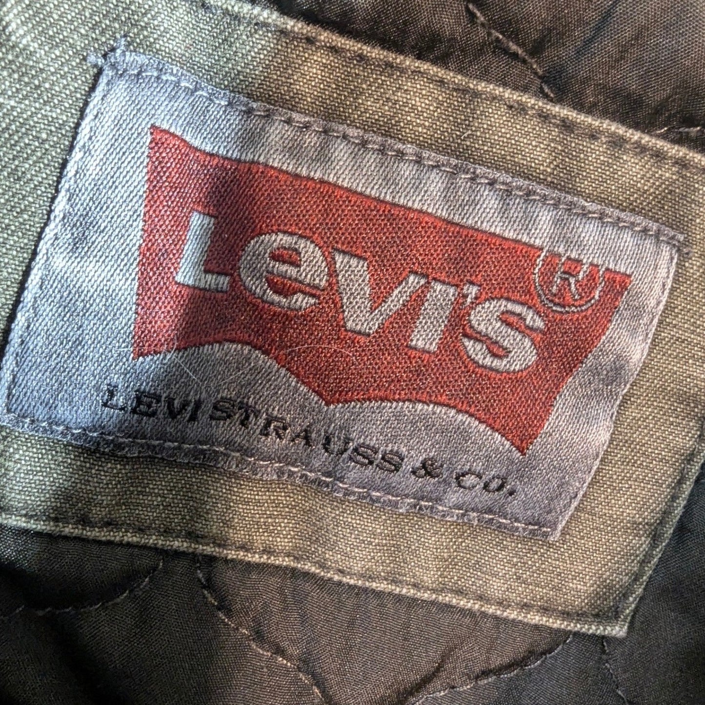 Levi Strauss & Co Utility Jacket – Men's L Olive Green READ