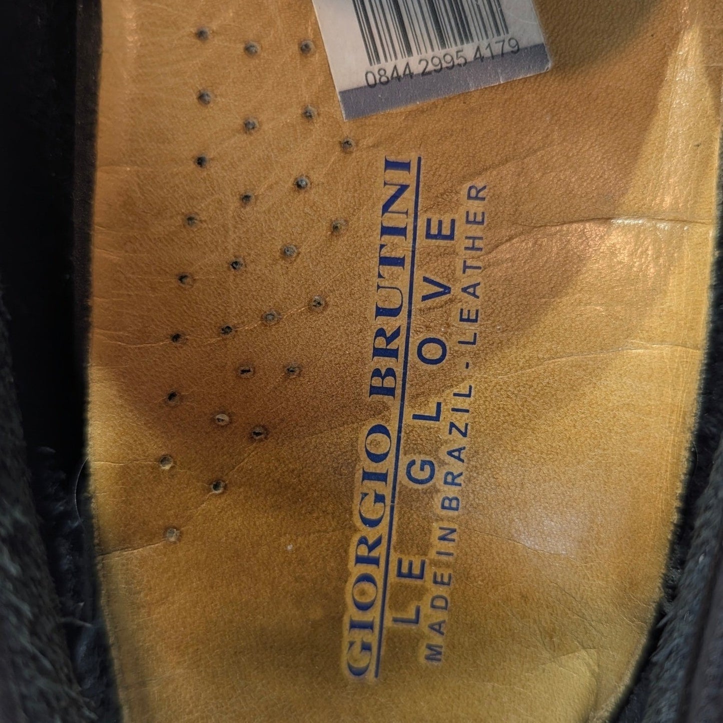 Giorgio Brutini Janeiro Leather Driving Loafers – Men's 10.5 Black Slip-On