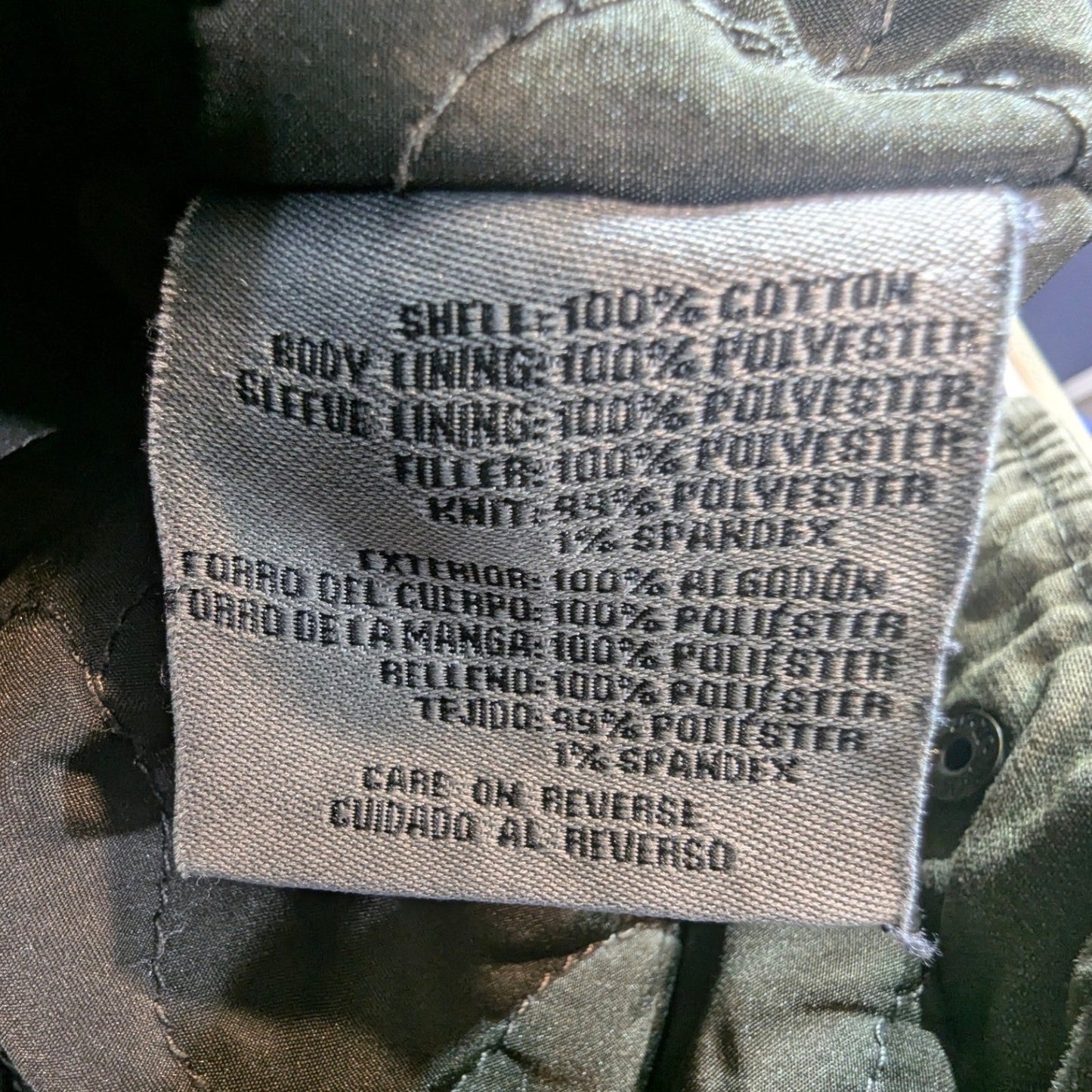 Levi Strauss & Co Utility Jacket – Men's L Olive Green READ