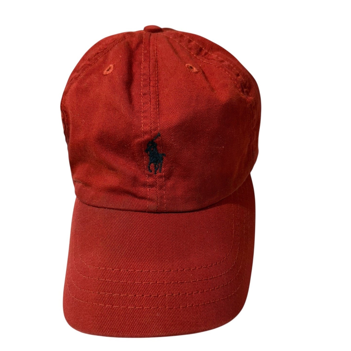 Polo Ralph Lauren Red Cap – Cotton Twill Embroidered Pony Adjustable VTG
