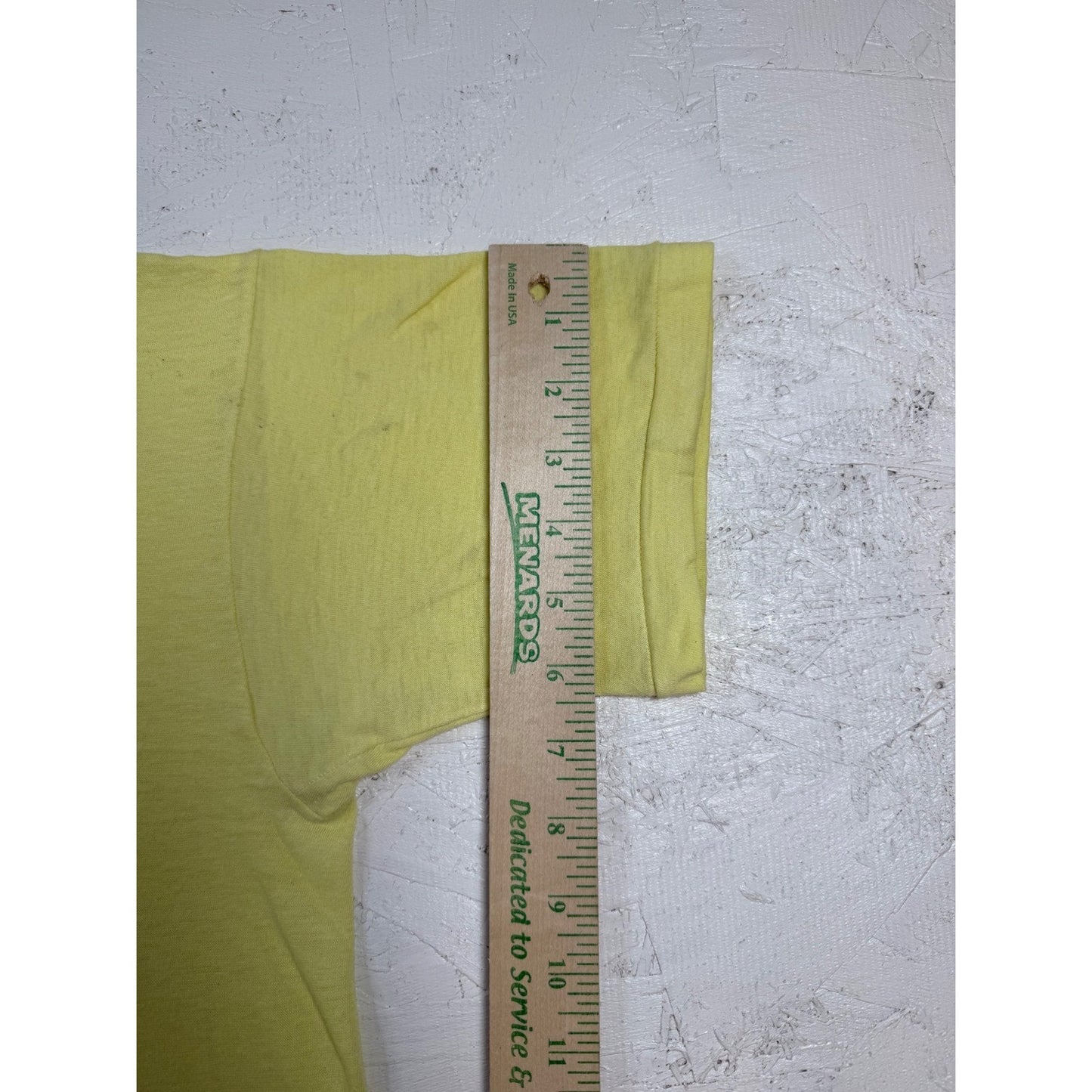 Vintage Neil Young Concert T-Shirt – “Rust Never Sleeps” 1978 Graphic, Yellow, S