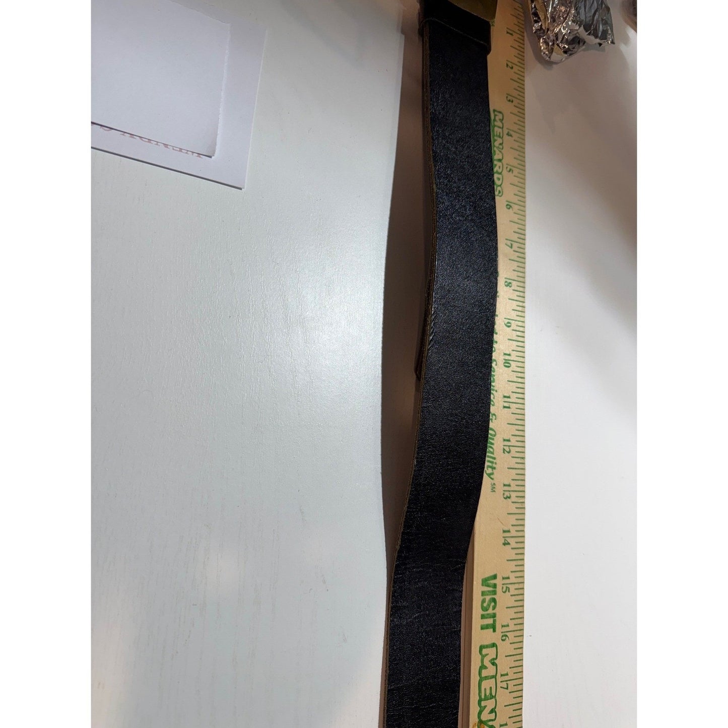 Vintage Soviet Naval Belt – Brass Anchor Star Buckle USSR 1981 Leather