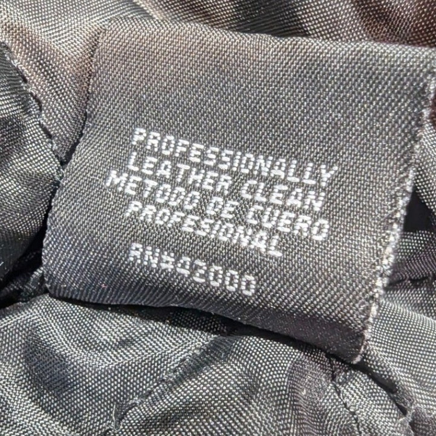 Knightsbridge Genuine Leather Jacket – Men's L Black Full-Zip Collared