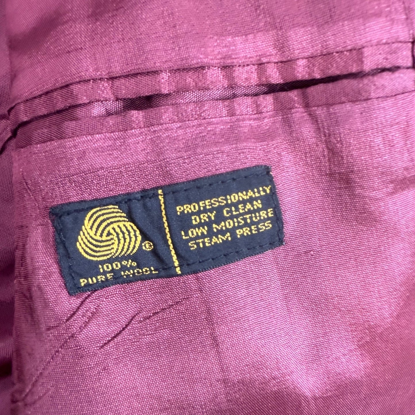 Levi's Menswear Navy Wool Blazer Jacket 42R Button Front Classic Fit