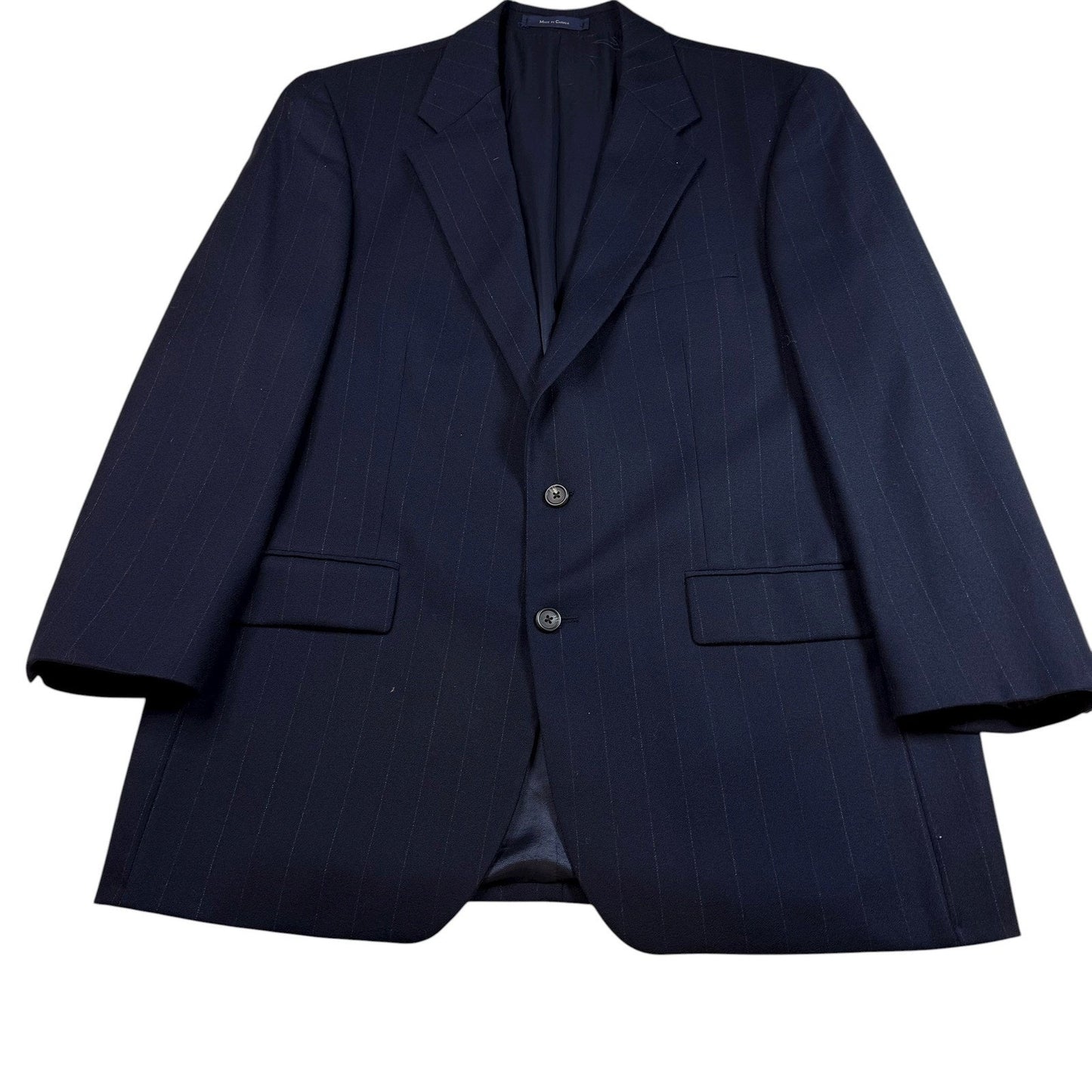 Ralph Lauren Men's 44T Pinstripe Wool Blazer Suit Jacket Navy Blue Canada