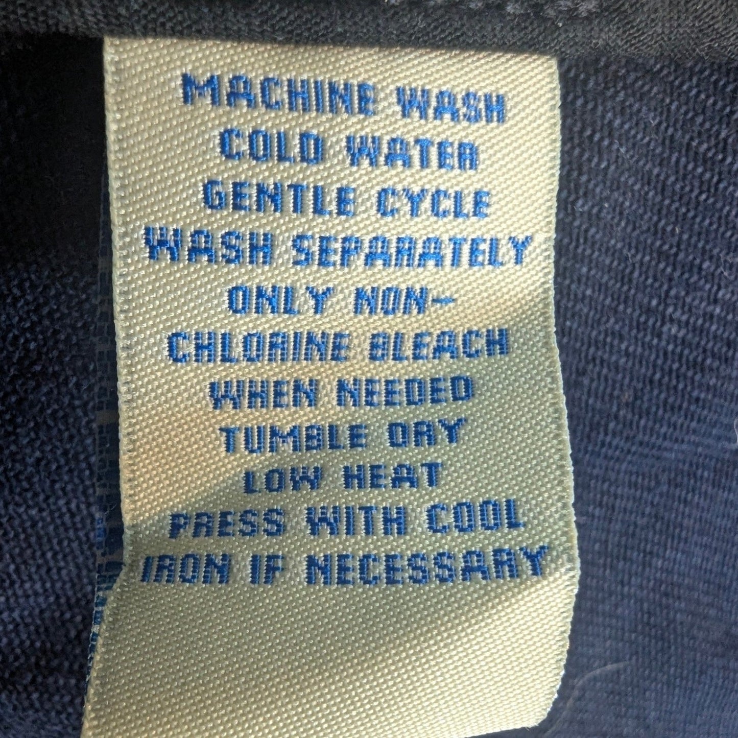 Ralph Lauren Polo Jeans Co Navy Blue Cotton Blazer Jacket Womens Large